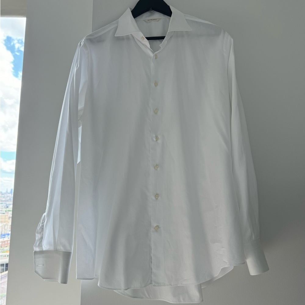 Suitsupply White Extra Slim Fit Dress Shirt